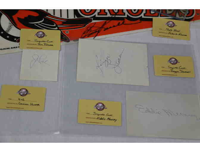 Orioles Autograph Madness! 11 total signatures on assorted items!