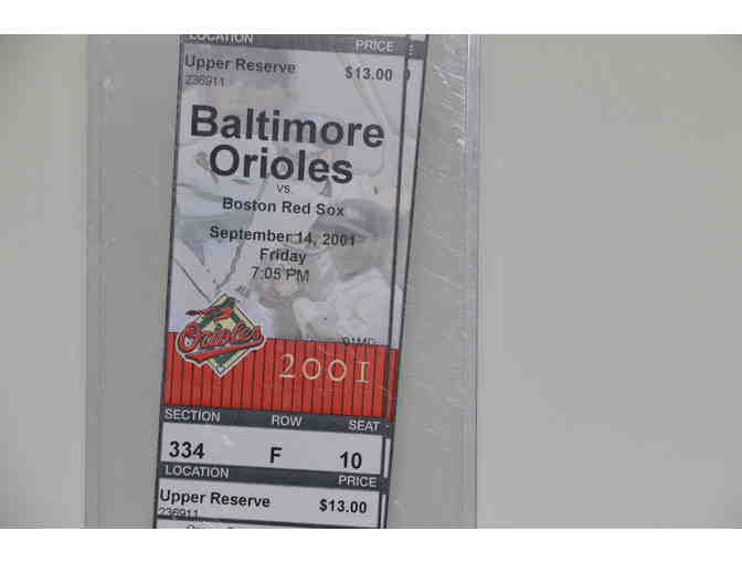 Cal Ripken, Jr.'s 'Last Home Game!' 2 game-day tickets, cancelled AND rain-date tickets!