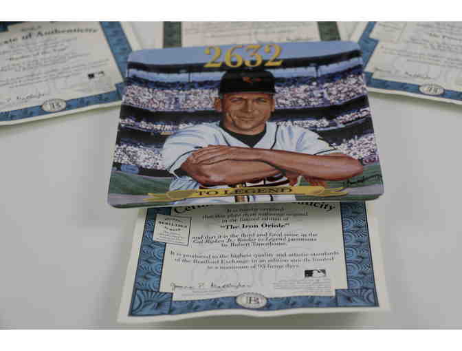 Limited Edition Cal Ripken, Jr. Bradford Exchange 4 Plate set!