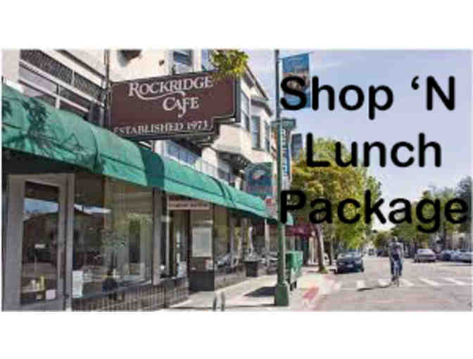 Shop 'N Lunch Rockridge Package -$75 value