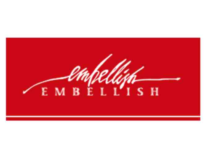 Party for 8-12 ladies at Embellish