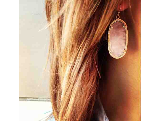 Kendra Scott - Elle Earrings In Rose Quartz