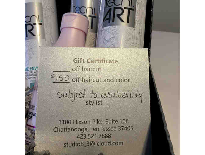 Studio B3 -  Product Basket and Gift Certificate