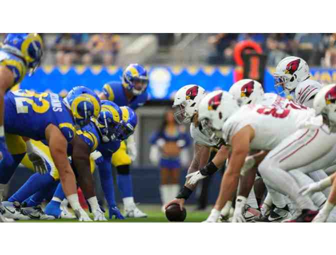 LA Rams vs. Arizona Cardinals at Sofi Stadium+ PRE-GAME FIELD PASSES - Week 17 - Photo 3