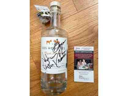 Bryan Cranston & Aaron Paul Autographed Signed Dos Hombres Full Bottle