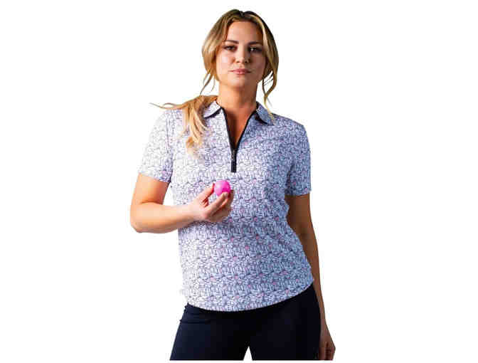 SanSoleil Fitted Short Sleeve Polo (UV50 Protection) & Wine Glass - Dover Saddlery