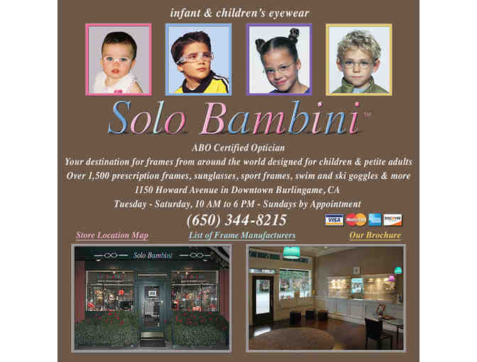 Solo Bambini - $100 Gift Certificate