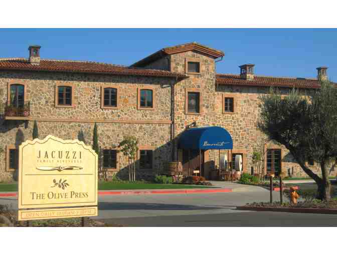 Jacuzzi Family Vineyards - Tasting for FOUR and Bottle of Wine