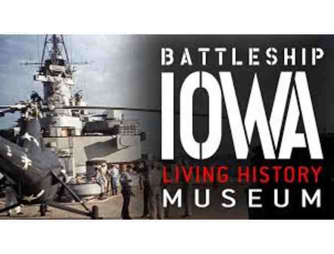 Battleship IOWA Museum - FOUR Tickets