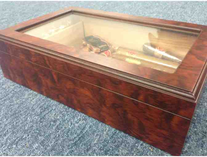 1 Craftsman's Bench Lambert Humidor - Cigars Included!