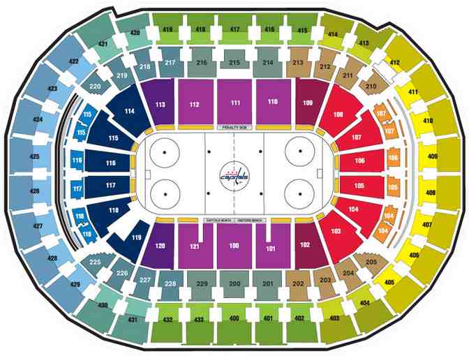 2 Capitals Tickets To Any* Game - 4 Rows From The Glass!