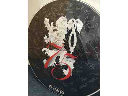 75th Anniversary Drumhead - Signed by the 2015 Members