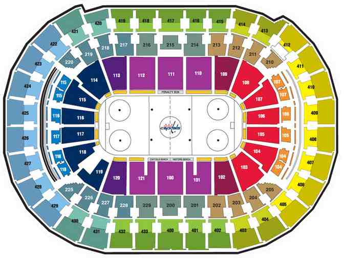 1 Pair of Capitals Tickets - 4 Rows From Glass! (12/30)