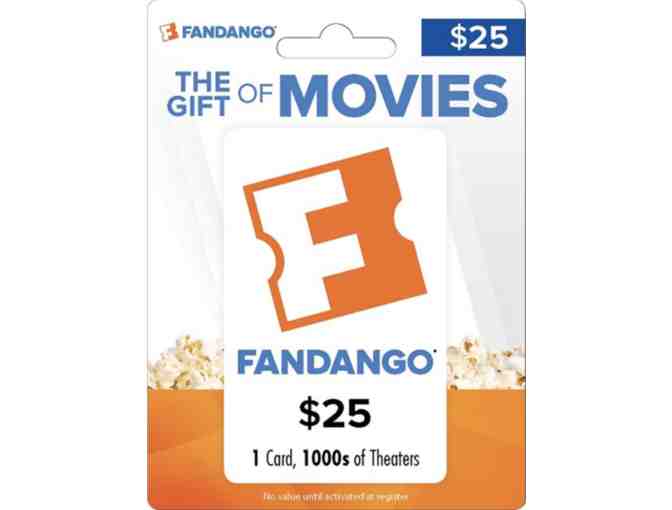 1 $25 Fandango Gift Card - Photo 1