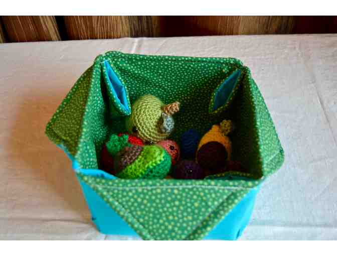 Adorable Amigurumi Fruit Basket, Crocheted by Mrs. Yanashima