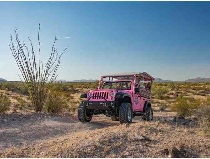 Explore Coyote Canyon or Diamondback Gulch in a Pink Jeep