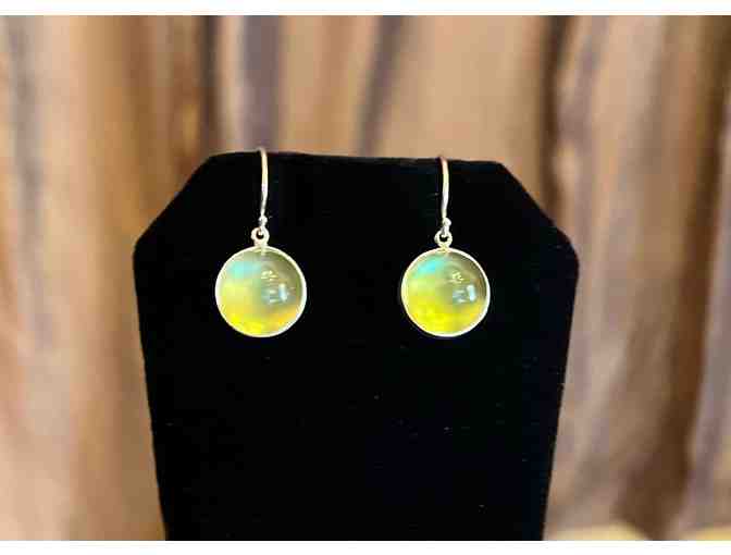 BASIS Green Semi-precious Earrings and Necklace - Photo 3