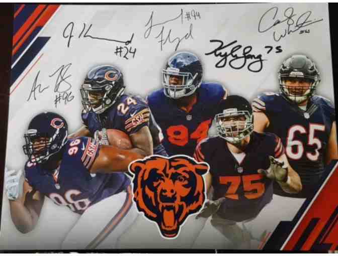 4 Chicago Bears Vs. SF 49ers Tickets (Sun. 12/3 @ 12:00 pm) & Team Autographed Photo