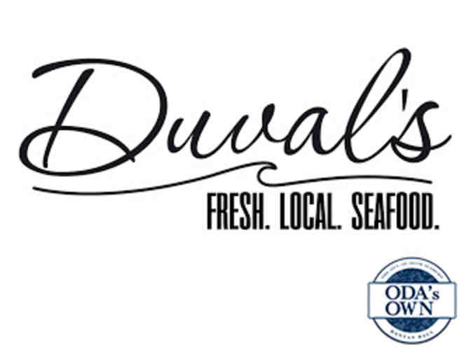 Appetizers, Dinner, and Dessert for Two at Duval's Fresh. Local. Seafood