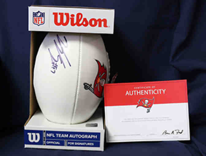 Tampa Bay Buccaneers Defensive End Vinny Curry Autographed Custom Football