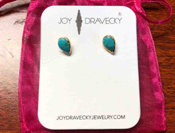 Turquoise Teardrop Stud Earrings and $25 Gift Card from Scout & Molly's Boutique