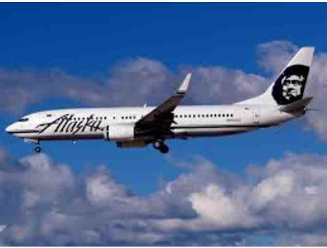 Two Round Trip Tickets on Alaska Airlines AND Glacier Flight Seeing Tour