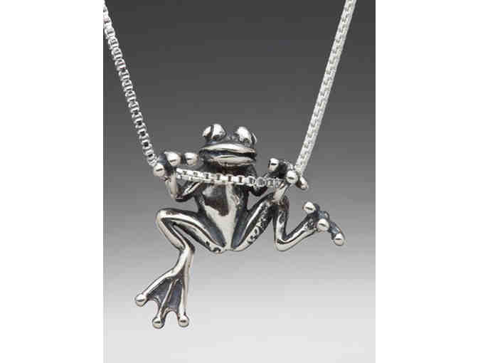 Tree Frog Charm and 18 inch chain by Marty Bobroskie