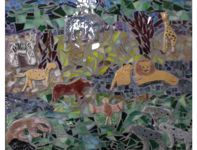 'African Savannah' Mosaic by Holiday Smith's 6th Grade Class