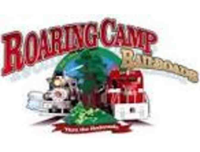 Two tickets on the Roaring Camp Railroads