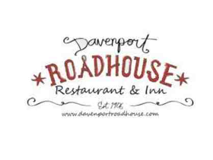 Staycation! Davenport Roadhouse - 1 night stay + $125 Gift Certificate to Restaurant