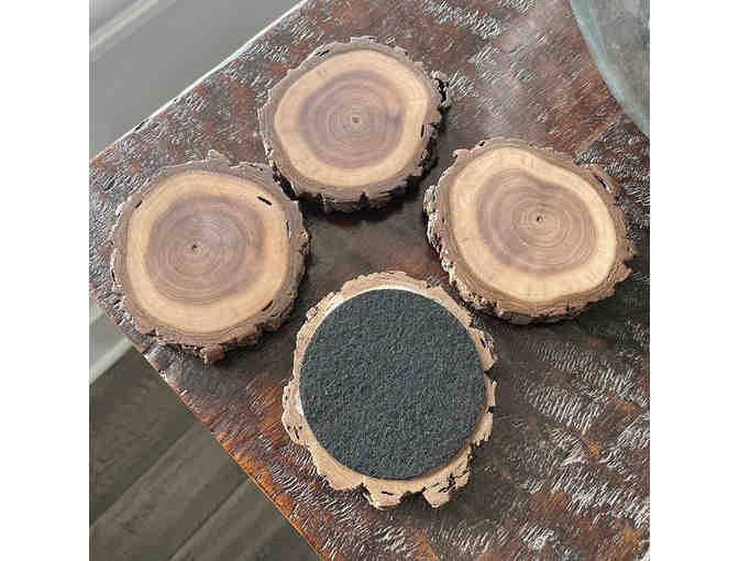 Black Walnut Coasters - Set of Four (1 of 3)