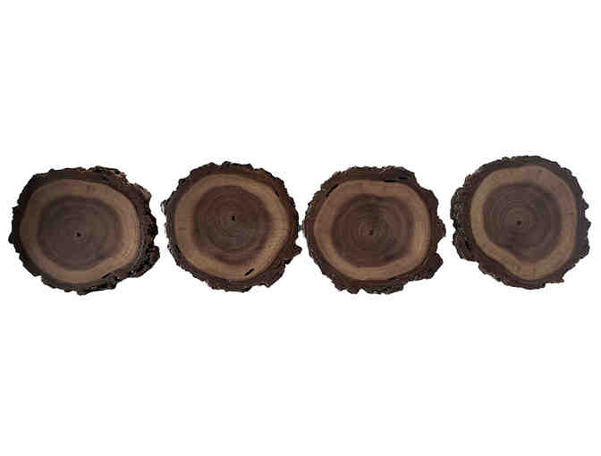 Black Walnut Coasters - Set of Four (3 of 3)