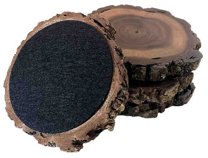 Black Walnut Coasters - Set of Four (3 of 3)