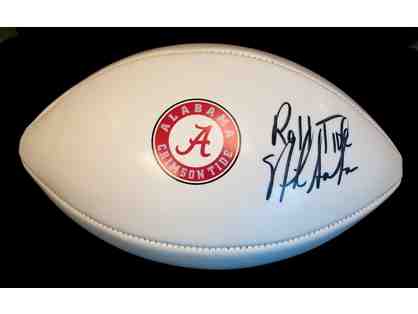 Nick Saban Autographed Football