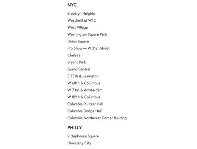 $25 Joe Coffee Company gift card