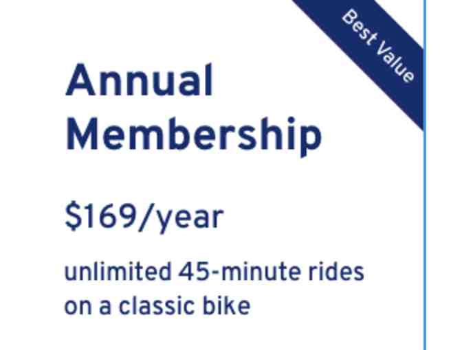 Citbike Annual Membership