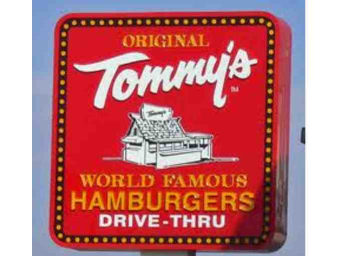 $50 IN GIFT CERTIFICATES TO PINK'S HOT DOGS + 10 MEAL COUPONS TO TOMMY'S