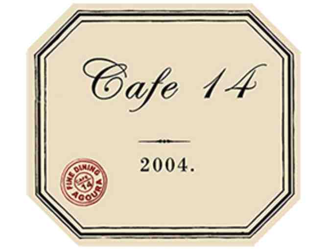 BREAKFAST/LUNCH FOR 2 HUGO'S + $50 GIFT CERTIFICATE CAFE 14 AGOURA HILLS, CA