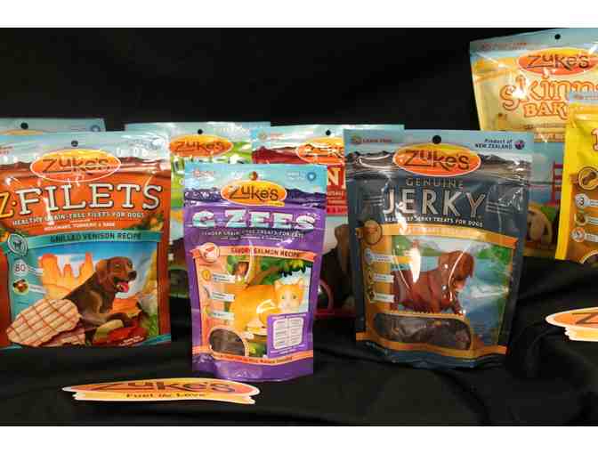Tote Bag of Dog Treats from Zukes
