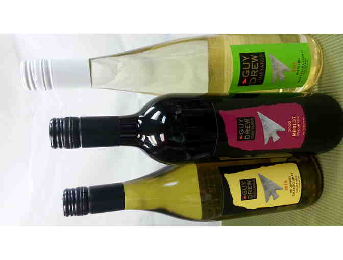 3 Bottles of Guy Drew Wine