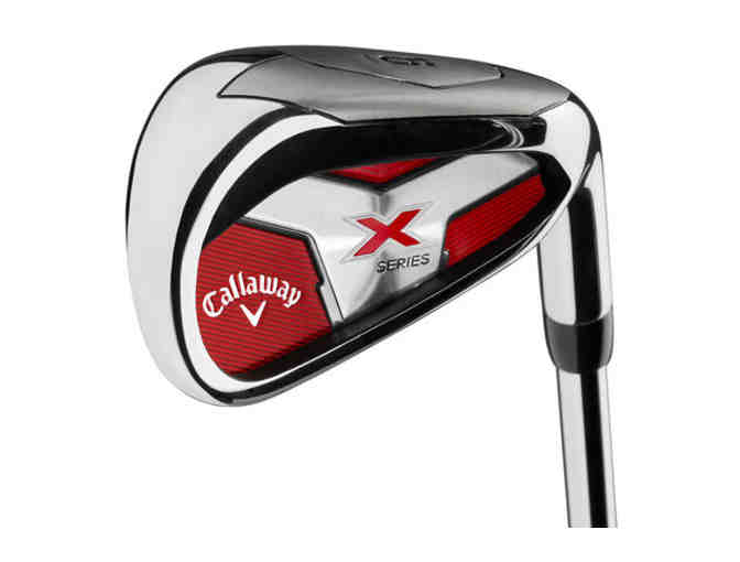 CALLAWAY X-SERIES 4-PW, AW IRON SET W/ STEEL SHAFTS