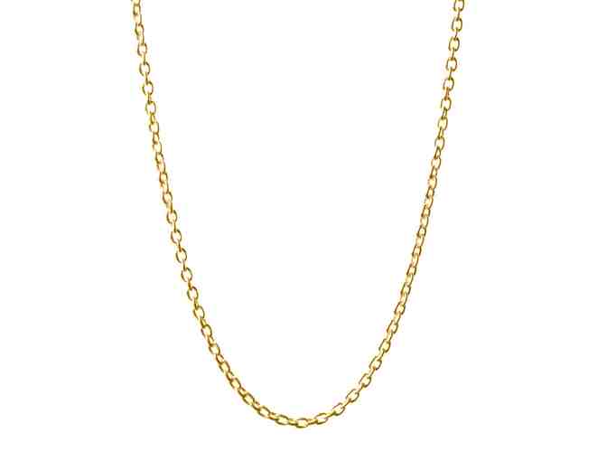 Baroni Designs Gold Awareness Ribbon Charm Necklace