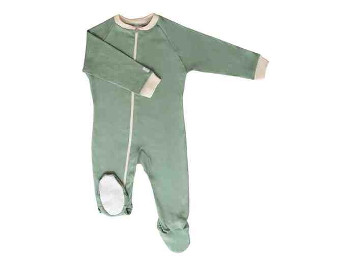 Castleware Organic Cotton  Footie in Green Size: M (6-12 mos.) - Photo 1