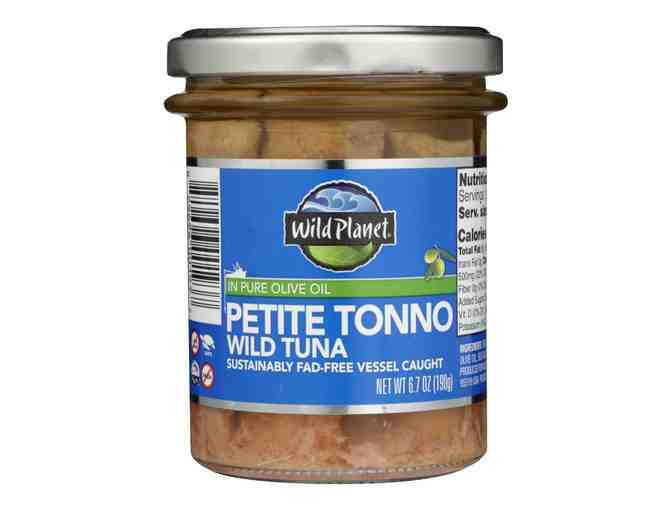 Wild Planet Six Jars of Petite Tonno Wild Tuna in pure Olive Oil Gift Box - Photo 1