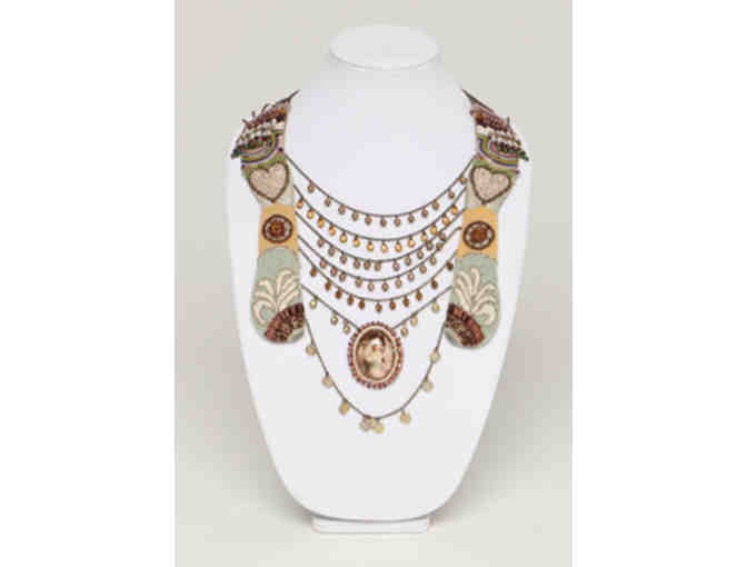 Beaded Bib Necklace - Exceptional Piece of Jewelry and Art
