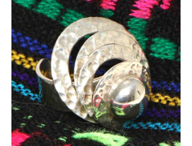 Chunky Silver Ring from Mexico