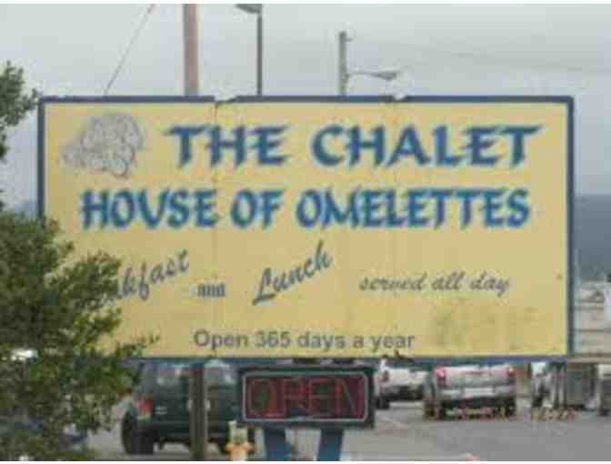 The Chalet House of Omelettes $10 Gift Certificate - Photo 1