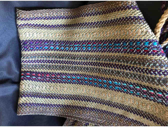 Beautiful Hand-woven Scarf by Carolyn Jones-Studio Ix Chel