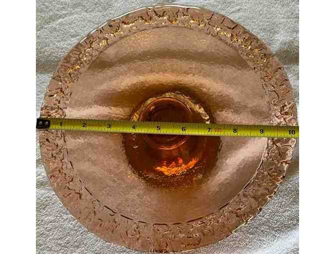 Fire & Light Pedestal Cake Plate - Copper