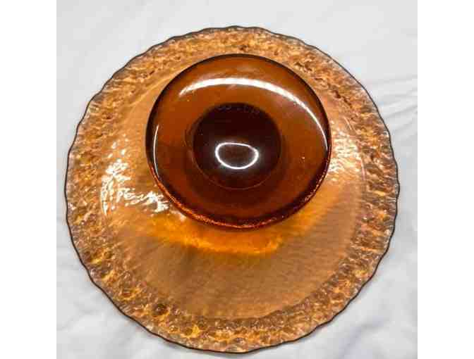 Fire & Light Pedestal Cake Plate - Copper